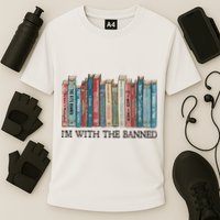 I'm With The Banned Book Cooling Performance Crew T-Shirt