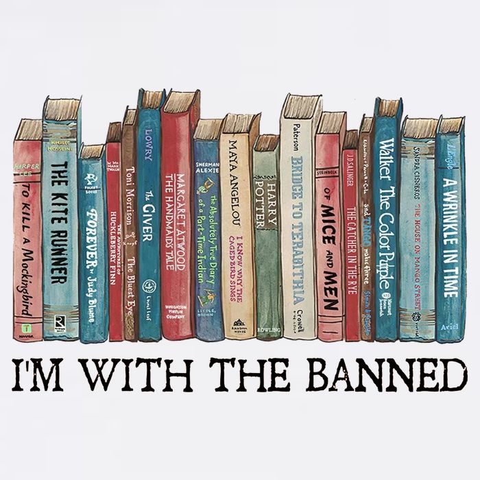 I'm With The Banned Book Cooling Performance Crew T-Shirt