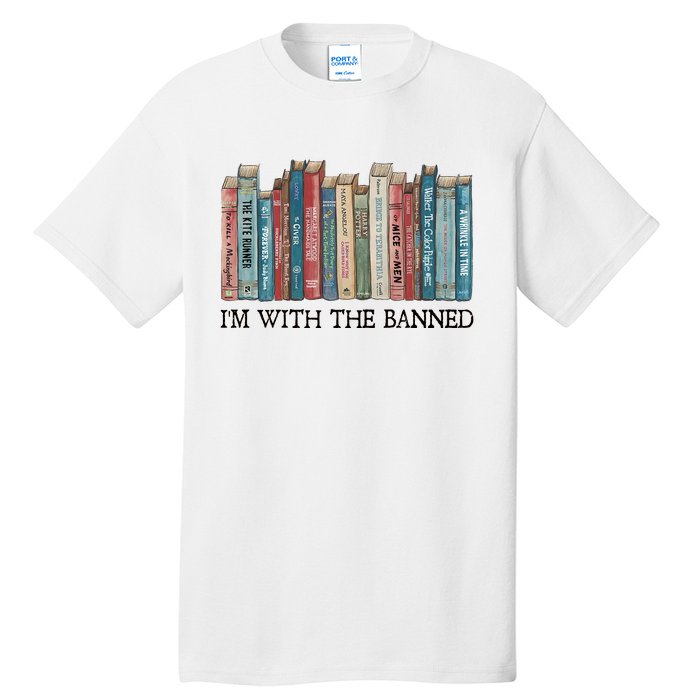 I'm With The Banned Book Tall T-Shirt