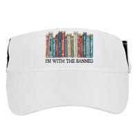 I'm With The Banned Book Adult Drive Performance Visor