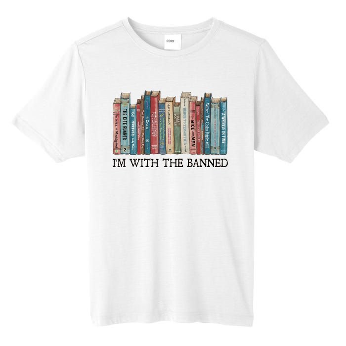 I'm With The Banned Book Tall Fusion ChromaSoft Performance T-Shirt