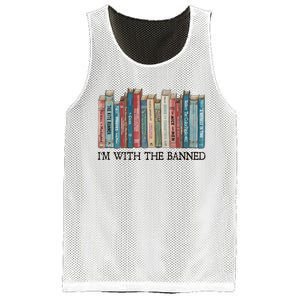 I'm With The Banned Book Mesh Reversible Basketball Jersey Tank