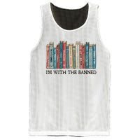 I'm With The Banned Book Mesh Reversible Basketball Jersey Tank