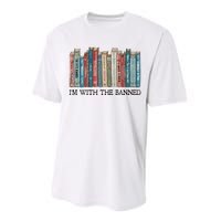 I'm With The Banned Book Performance Sprint T-Shirt