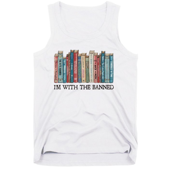 I'm With The Banned Book Tank Top