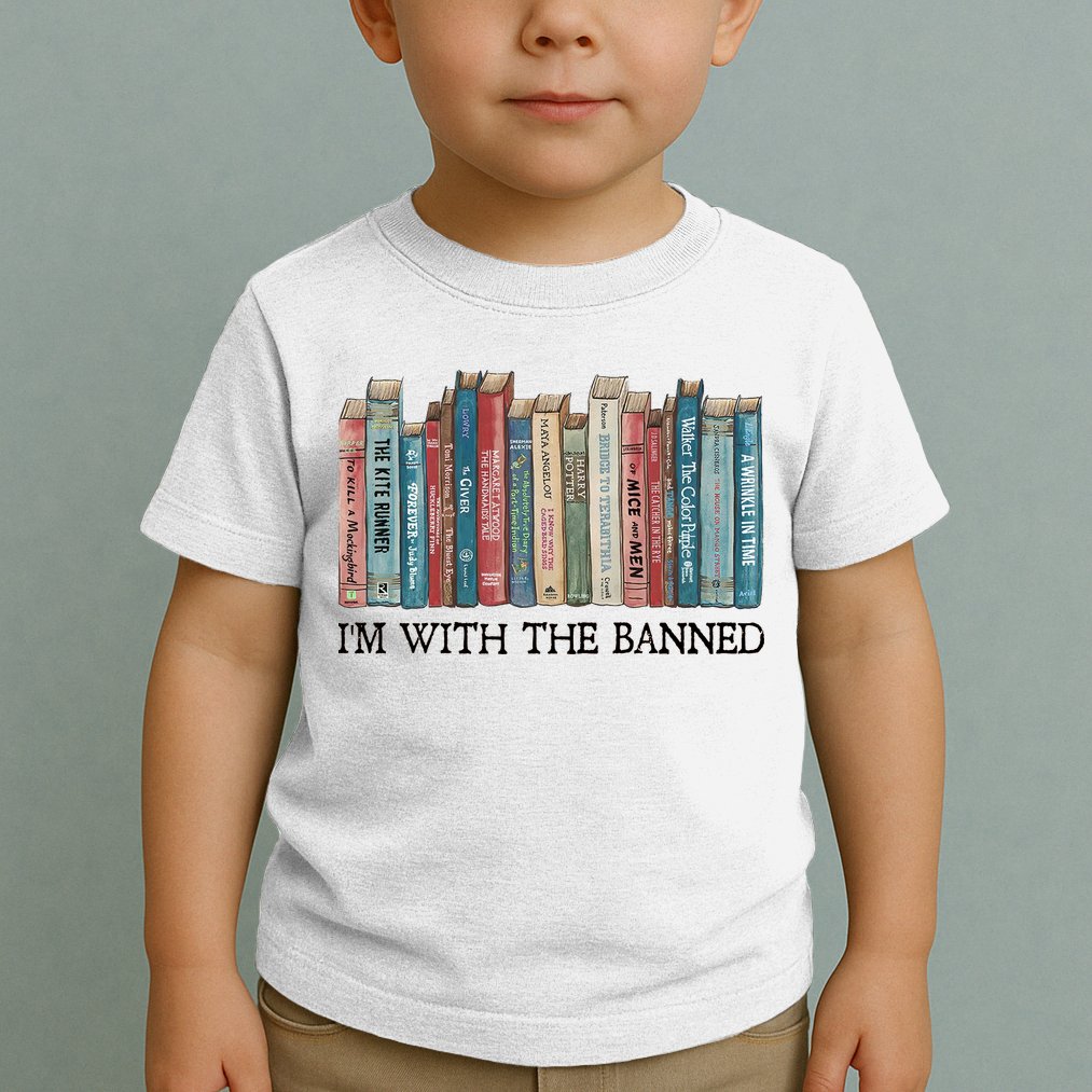 I'm With The Banned Book Toddler T-Shirt