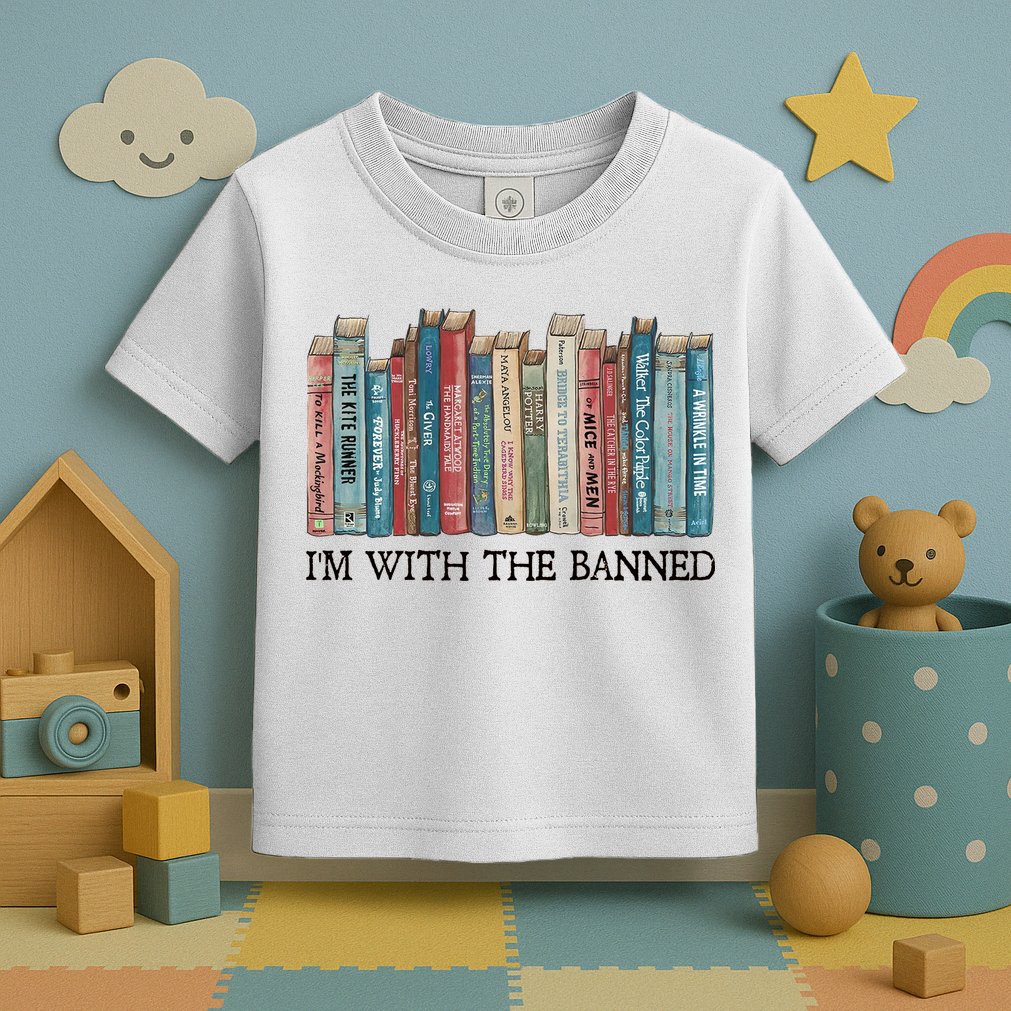 I'm With The Banned Book Toddler T-Shirt