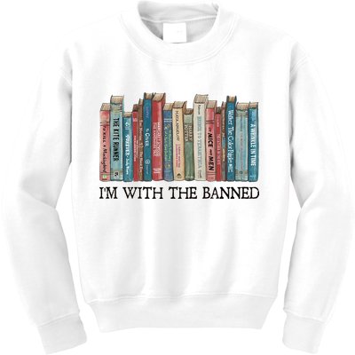 I'm With The Banned Book Kids Sweatshirt