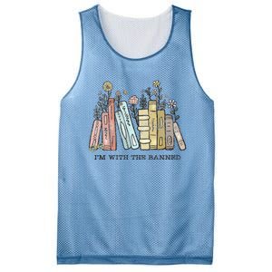 I'm with The Banned Funny Book Readers I Read Banned Books Mesh Reversible Basketball Jersey Tank