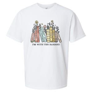 I'm with The Banned Funny Book Readers I Read Banned Books Sueded Cloud Jersey T-Shirt