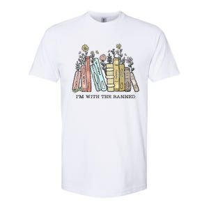 I'm with The Banned Funny Book Readers I Read Banned Books Softstyle CVC T-Shirt