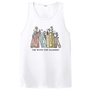 I'm with The Banned Funny Book Readers I Read Banned Books PosiCharge Competitor Tank