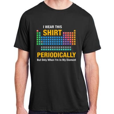 I Wear This Periodically Retro Chemistry Adult ChromaSoft Performance T-Shirt