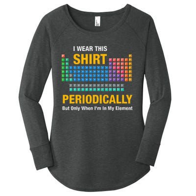 I Wear This Periodically Retro Chemistry Women's Perfect Tri Tunic Long Sleeve Shirt