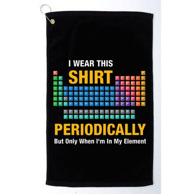 I Wear This Periodically Retro Chemistry Golf Towel