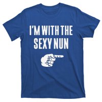 Im With The Sexy Nun Funny Halloween Couple Costume Gift T-Shirt