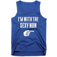 Im With The Sexy Nun Funny Halloween Couple Costume Gift Tank Top