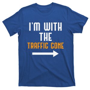 Im With The Traffic Cone Costume Funny Halloween Couple T-Shirt