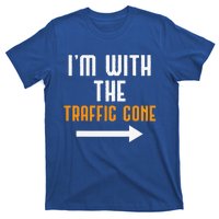 Im With The Traffic Cone Costume Funny Halloween Couple T-Shirt