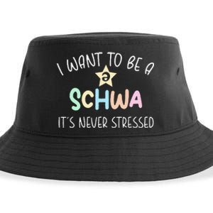 I Want To Be A Schwa Its Never Stressed Reading Teacher Ling Sustainable Bucket Hat