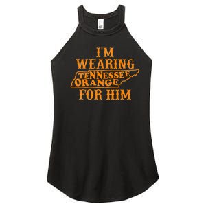 IM Wearing Tennessee Orange For Him Tennessee Outfits Women’s Perfect Tri Rocker Tank