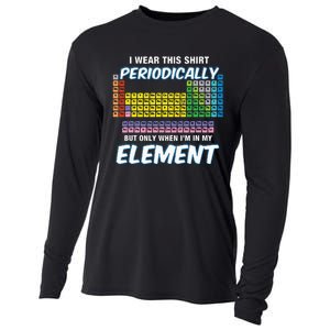 I Wear This Periodically Periodic Table Cooling Performance Long Sleeve Crew