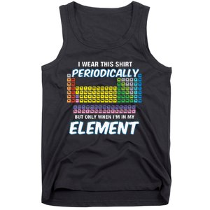 I Wear This Periodically Periodic Table Tank Top