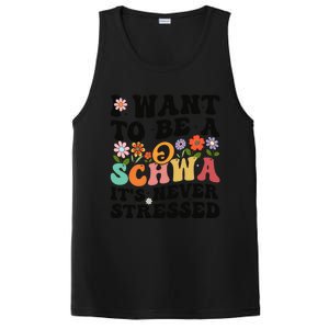 I Want To Be A Schwa ItS Never Stressed Science Of Reading Meaningful Gift PosiCharge Competitor Tank