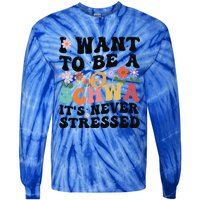 I Want To Be A Schwa ItS Never Stressed Science Of Reading Meaningful Gift Tie-Dye Long Sleeve Shirt