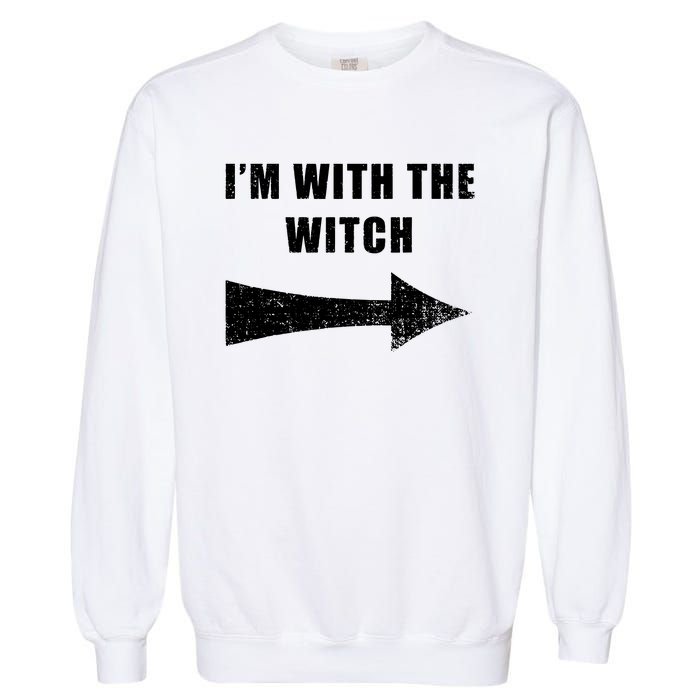 Im With The Witch Garment-Dyed Sweatshirt