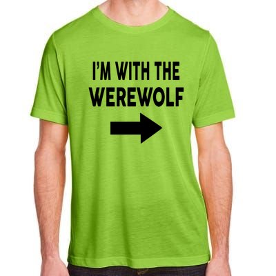 IM With The Werewolf Halloween Costume Adult ChromaSoft Performance T-Shirt