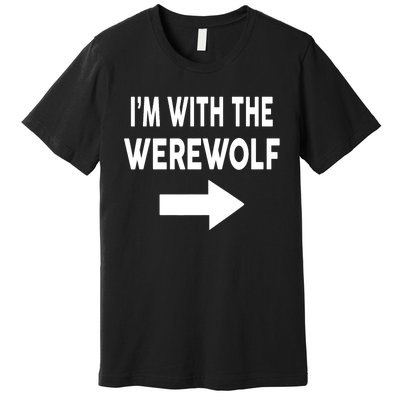 IM With The Werewolf Halloween Costume Premium T-Shirt