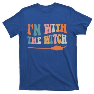 Im With The Witch His And Her Funny Halloween Gift T-Shirt