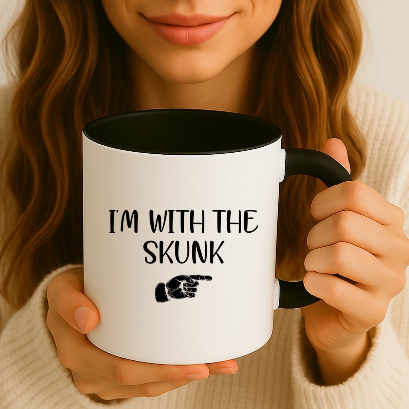 Im With The Skunk Mug