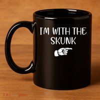 Im With The Skunk 11oz C Handle Ceramic Mug