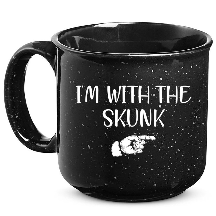 Im With The Skunk 15oz Campfire Ceramic Mug