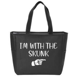 Im With The Skunk Zip Tote Bag