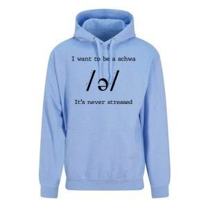 I Want To Be A Schwa ItS Never Stressed Science Of Reading Gift Unisex Surf Hoodie