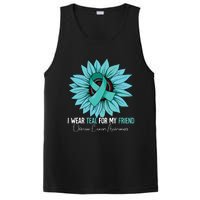 I Wear Teal For My Friend Ovarian Cancer Awareness PosiCharge Competitor Tank