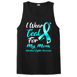 I Wear Teal For My Mom Interstitial Cystitis Awareness Gift PosiCharge Competitor Tank