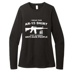 I Wear This AR 15 Just To Annoy Anti Gun People Womens CVC Long Sleeve Shirt