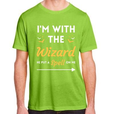 I'm With The Wizard Matching Halloween Couple For Gift Adult ChromaSoft Performance T-Shirt