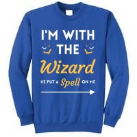 I'm With The Wizard Matching Halloween Couple For Gift Sweatshirt