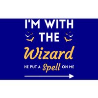 I'm With The Wizard Matching Halloween Couple For Gift Bumper Sticker