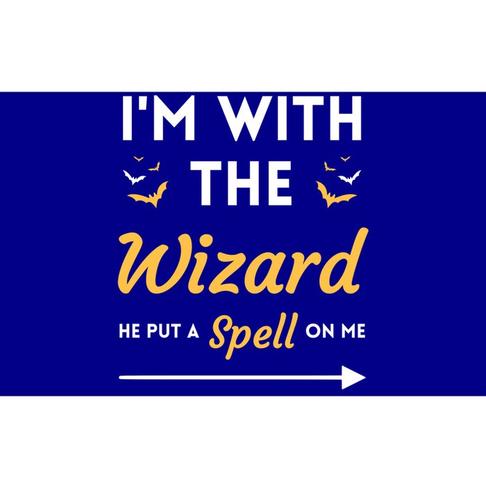 I'm With The Wizard Matching Halloween Couple For Gift Bumper Sticker