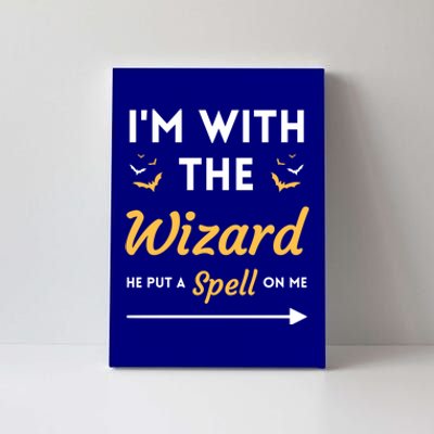 I'm With The Wizard Matching Halloween Couple For Gift Canvas