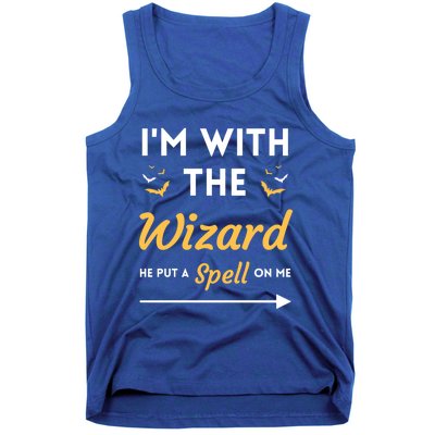 I'm With The Wizard Matching Halloween Couple For Gift Tank Top