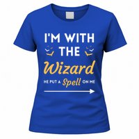 I'm With The Wizard Matching Halloween Couple For Gift Women's T-Shirt