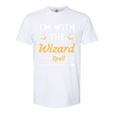 I'm With The Wizard Matching Halloween Couple For Gift Softstyle CVC T-Shirt