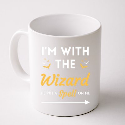 I'm With The Wizard Matching Halloween Couple For Gift Coffee Mug